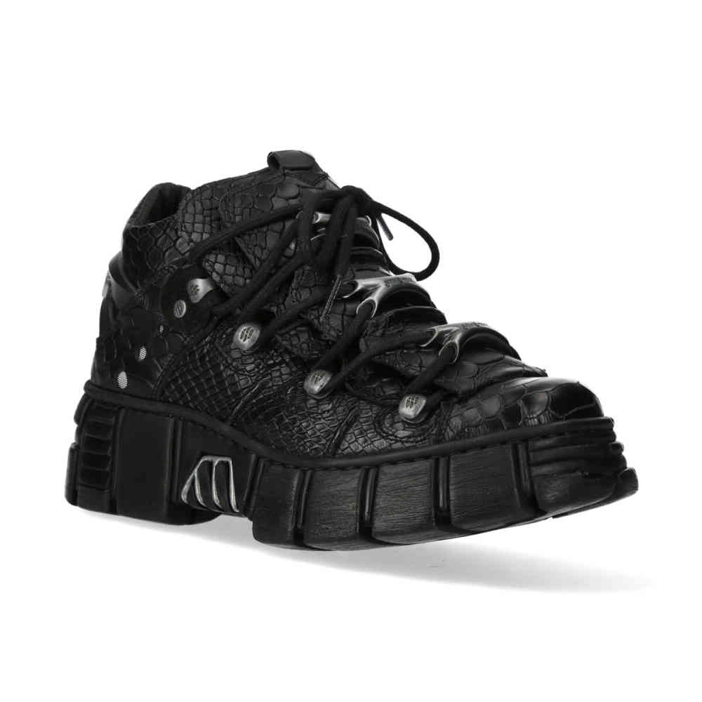 New Rock - M-WALL106-S22 Plateausneaker - Schwarz